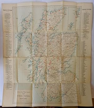 Image du vendeur pour Map Of The Fishing Stations Of Scotland mis en vente par Hereward Books
