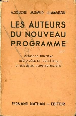 Seller image for LES AUTEURS DU NOUVEAU PROGRAMME, CLASSE DE 3e for sale by Le-Livre