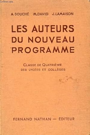 Seller image for LES AUTEURS DU NOUVEAU PROGRAMME, CLASSE DE 4e for sale by Le-Livre