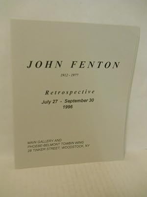 Seller image for John Fenton 1912-1977. Retrospective for sale by Gil's Book Loft