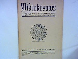 Bild des Verkufers fr Mikrokosmos, Zeitschrift fr angewandte Mikroskopie, Mikrobiologie, Mikrochemie und mikroskp. Technik, Jahrgang 31 Heft 12, September 1938 zum Verkauf von ANTIQUARIAT FRDEBUCH Inh.Michael Simon