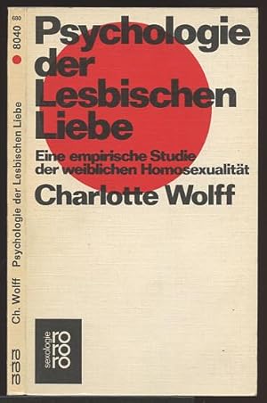 Bild des Verkufers fr PSYCHOLOGIES DER LESBISCHEN LIEBE zum Verkauf von Alta-Glamour Inc.