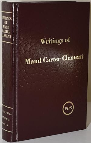 Image du vendeur pour WRITINGS OF MAUD CARTER CLEMENT mis en vente par BLACK SWAN BOOKS, INC., ABAA, ILAB