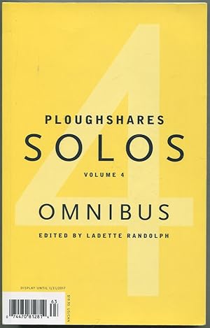 Seller image for Ploughshares Solos: Volume 4, Omnibus for sale by Between the Covers-Rare Books, Inc. ABAA