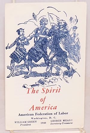 Imagen del vendedor de The Spirit of America a la venta por Bolerium Books Inc.