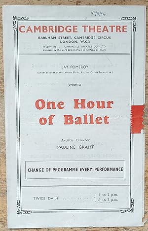 One Hour of Ballet / "The Commedia del 'Arte Ballet / Pavane pour une Infante Defunte / The Frenc...