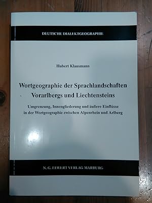 Wortgeographie der Sprachlandschaften Vorarlbergs und Liechtensteins. Umgrenzung, Innengliederung...