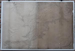 2 Antique Prints-NORTH SEA-NETHERLANDS-ENGLAND-FRANCE-Depot de la Marine-1807