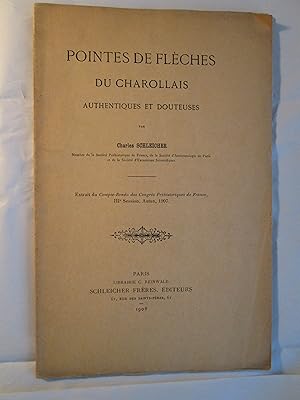 Pointes de flèches du Charollais, authentiques et douteuses