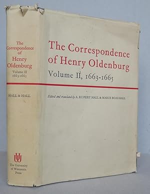 Bild des Verkufers fr The Correspondence of Henry Oldenburg. Volume II: 1663-1665 zum Verkauf von Antikvariat Valentinska