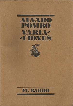 VARIACIONES (Premio El Bardo 1977) 1ªEDICION