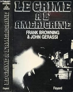 Imagen del vendedor de LE CRIME A L'AMERICAINE a la venta por Le-Livre