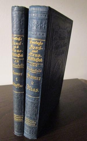 Homers Werke 1. Odyssee. - Von Johann Heinrich Voß. Mit einer Einleitung von Jakob Mähly. 2. Ilia...