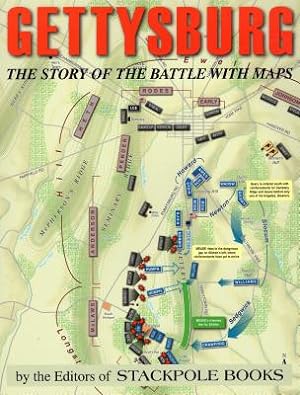 Seller image for Gettysburg: The Story of the Battle with Maps (Paperback or Softback) for sale by BargainBookStores