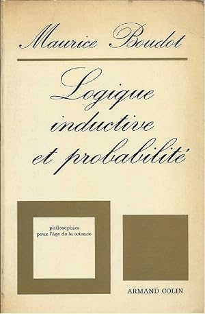 Seller image for LOGIQUE INDUCTIVE ET PROBABILIT for sale by Invito alla Lettura