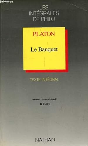 Image du vendeur pour PLATON, LE BANQUET mis en vente par Le-Livre