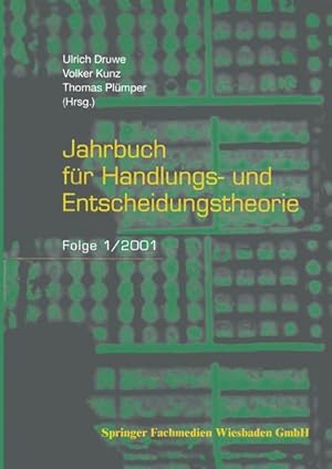 Seller image for Jahrbuch fr Handlungs- und Entscheidungstheorie Folge 1/2001 for sale by Roland Antiquariat UG haftungsbeschrnkt