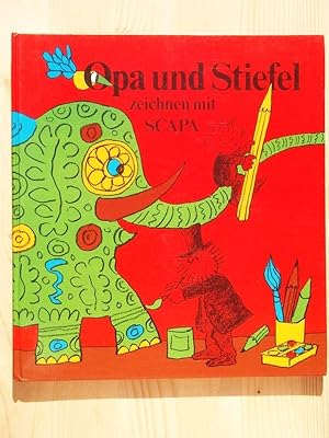 Opa und Stiefel zeichnen mit Scapa