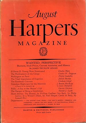 Imagen del vendedor de Harpers (Harper's) Magazine: No. 975: August, 1931 a la venta por Dorley House Books, Inc.