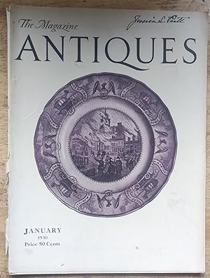 Imagen del vendedor de The Magazine Antiques January 1930, Vol. XVII, No.1 a la venta por Shore Books