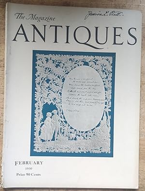 Imagen del vendedor de The Magazine Antiques February 1930, Vol. XVII, No.2 a la venta por Shore Books