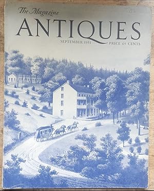 Imagen del vendedor de The Magazine Antiques September 1931, Vol. XX No.3 a la venta por Shore Books