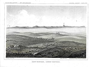 Seller image for Rocky Mountains, Looking Westward: General Report Plate # LXIII - Pacific Railroad Survey Lithograph for sale by The Book Shelf