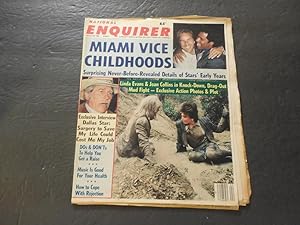 National Enquirer Jan 28 1986 Linda Evans, Joan Collins Play In Mud