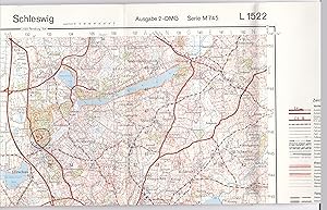 Schleswig Serie M 745 Ausgabe 2-DMG L 1522 Maßstab 1:50000. Herausgeber: Militärgeographisches Am...