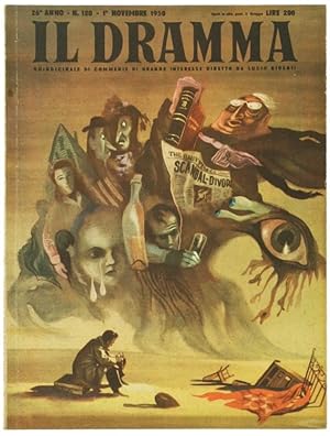 IL DRAMMA. Quindicinale di commedie di grande interesse. Anno 26 - N. 120. 1° novembre 1950.: