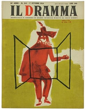 IL DRAMMA. Quindicinale di commedie di grande interesse. Anno 30 - N. 214. 1° Ottobre 1954.: