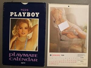PLAYBOY PLAYMATE CALENDAR 1974 (Spiral Bound Wall Calendar) /// Karen Christy Cover (also Feature...