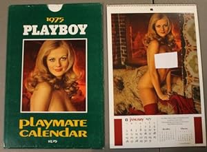 PLAYBOY PLAYMATE CALENDAR 1975 (Spiral Bound Wall Calendar) /// Cover Martha Smith (also Featurei...