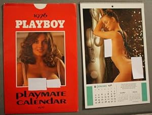 PLAYBOY PLAYMATE CALENDAR 1976 (Spiral Bound Wall Calendar) /// (also Featureing Bonnie Large, Ma...