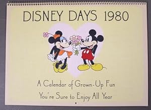 DISNEY DAYS 1980 - Mickey & Minnie WALL CALENDAR. - a Calendar of Grown-up Fun You're Sure to Enj...