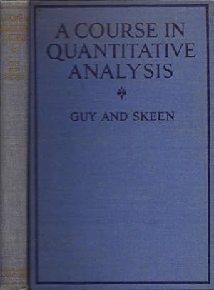 A Course in Quantitative Analysis