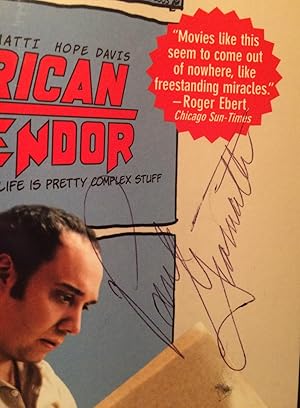 Imagen del vendedor de American Splendor: The Official Shooting Script (Signed) a la venta por Rob Warren Books