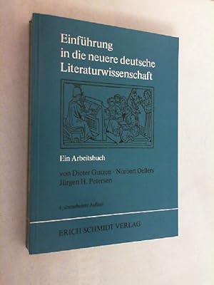 Seller image for Einfhrung in die neuere deutsche Literaturwissenschaft : e. Arbeitsbuch. for sale by Versandantiquariat Christian Back