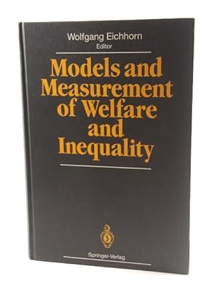 Models and Measurement of Welfare and Inequality