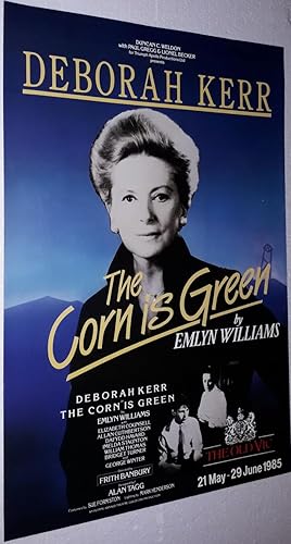 Bild des Verkufers fr Original Vintage Theatre Poster From The Old Vic Theatre, Waterloo Road, London Advertising | The Corn is Green zum Verkauf von Little Stour Books PBFA Member