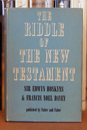 Imagen del vendedor de The Riddle of the New Testament a la venta por Beaver Bridge Books