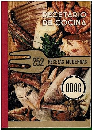 Imagen del vendedor de RECETARIO DE COCINA ODAG. 252 Recetas de Cocina Moderna. a la venta por angeles sancha libros