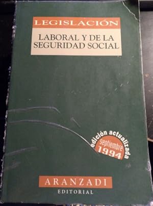 Imagen del vendedor de LEGISLACION LABORAL Y DE SEGURIDAD SOCIAL. a la venta por Libreria Lopez de Araujo