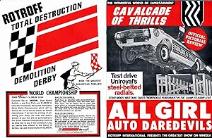 Cavalcade of Thrills, Official Pictorial Review (Vintage demolition derby magazine, 1973)