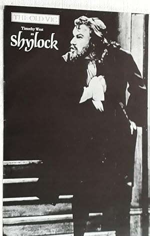 Seller image for Original Vintage Theatre Poster From The Old Vic Theatre, Waterloo Road, London Advertising | The Merchant of Venice (Timothy West as Shylock) for sale by Little Stour Books PBFA Member