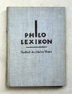 Seller image for Philo-Lexikon. Handbuch des jdischen Wissens. for sale by antiquariat peter petrej - Bibliopolium AG