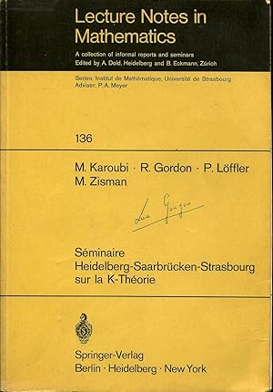 Seller image for Sminaire Heidelberg-Saarbrcken-Strasbourg sur la K-Thorie for sale by Sylvain Par