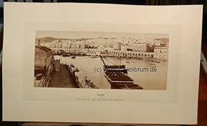 Seller image for Alger. Vue Gnrale, prise des bastions du Vieux Port. Vues panoramiques, No. 268. / Alger/Algier. General view taken from the Old Harbor bastions. General view, Nr. 268. Orig. Albumen print / Albumine. Vintage. 12,2 x 28 cm, mont sur carton / mounted on cardboard, 25 x 42,5 cm. Um 1880-1890 / around 1880-1890 / vers 1880-1890. for sale by Antiquariat Dr. Lorenz Kristen