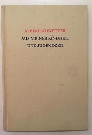 Seller image for Aus meiner Kindheit und Jugendzeit for sale by Arthur Probsthain