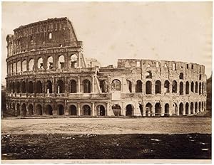 Rome Colosseum Large original albumen photo 1870c